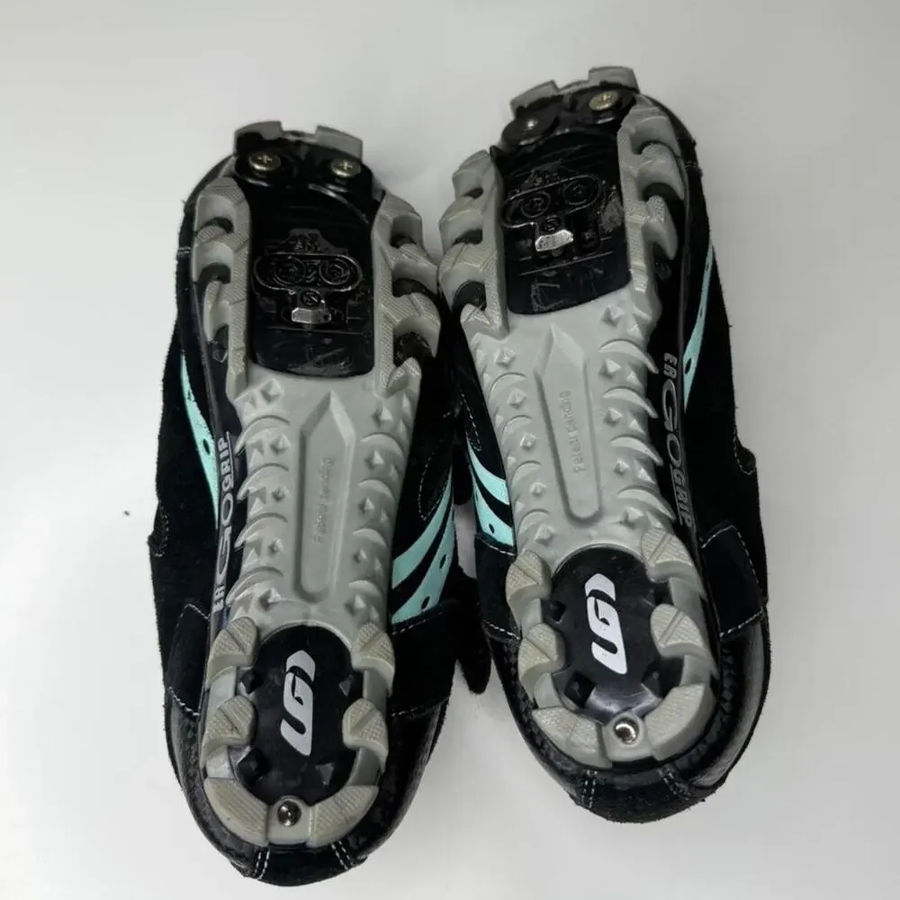 Louis Garneau Ergo Grip Cycling Shoes EU 39 Black SPD Clip‎ Bike Shoes